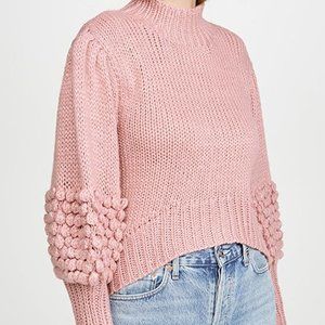 C/MEO Collective Pink Turtleneck Sweater